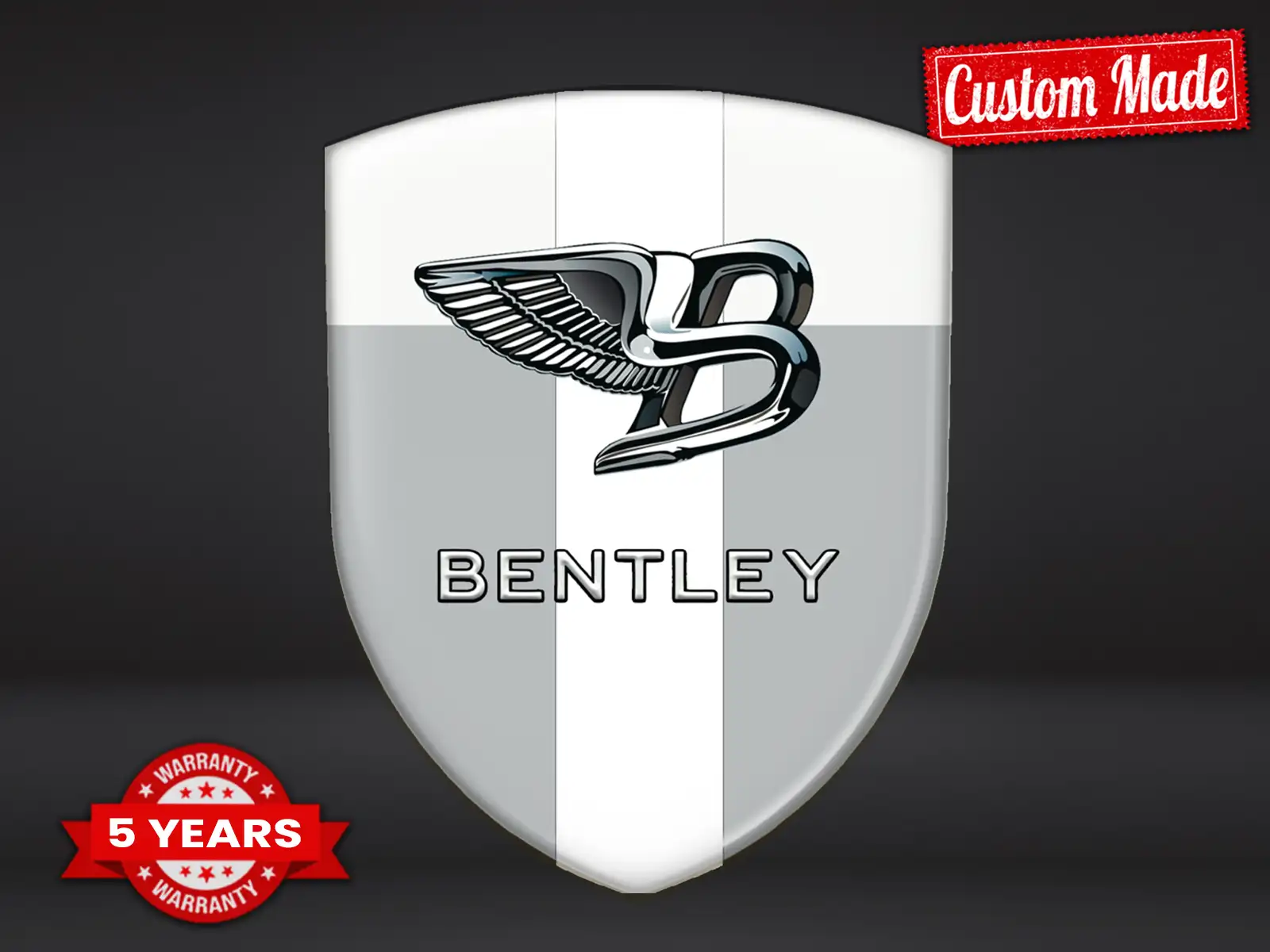 Bentley Étiquettes Affaires Résistantes Stylées Personnalisées